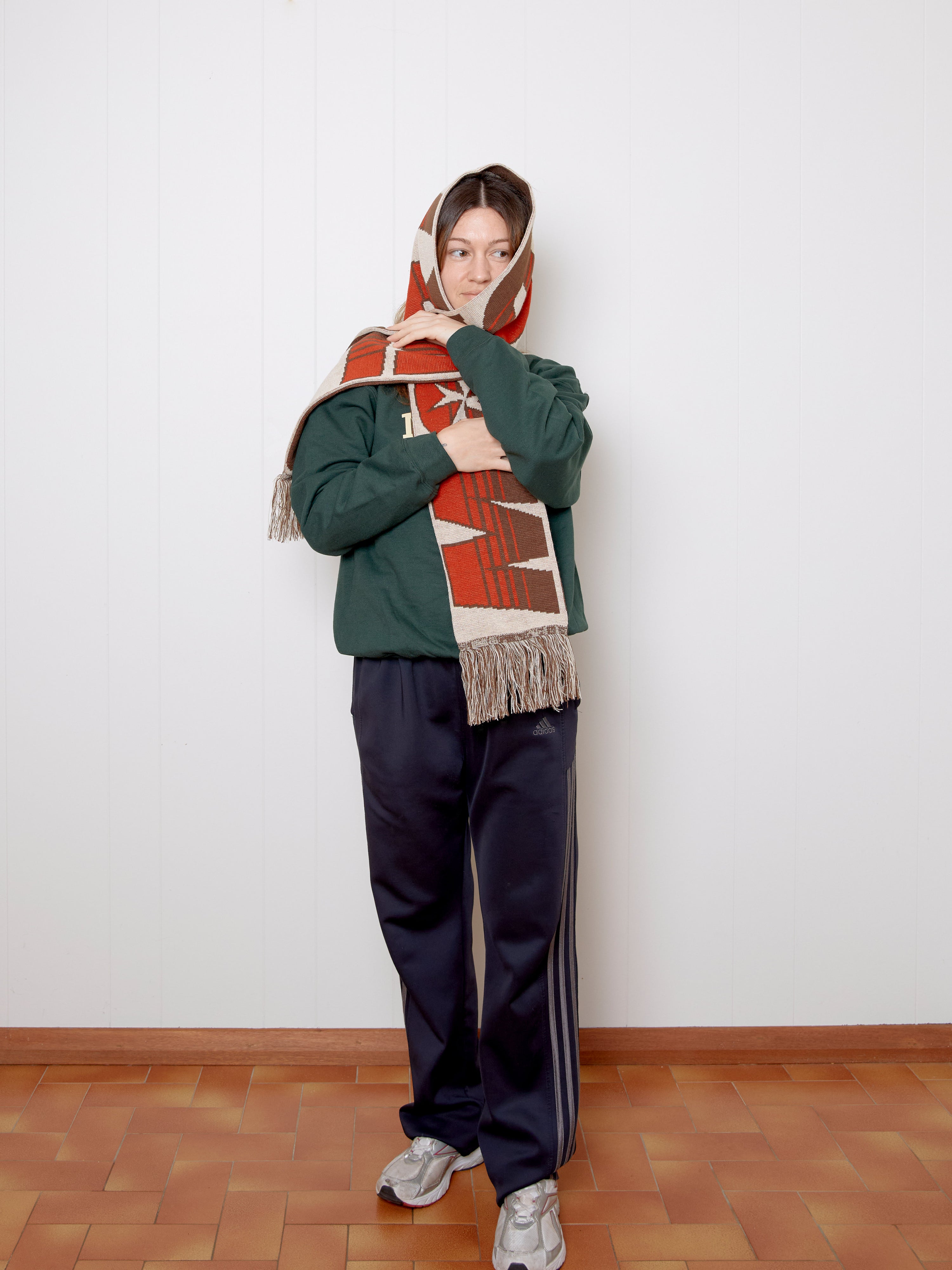 Mortadeli Red Scarf