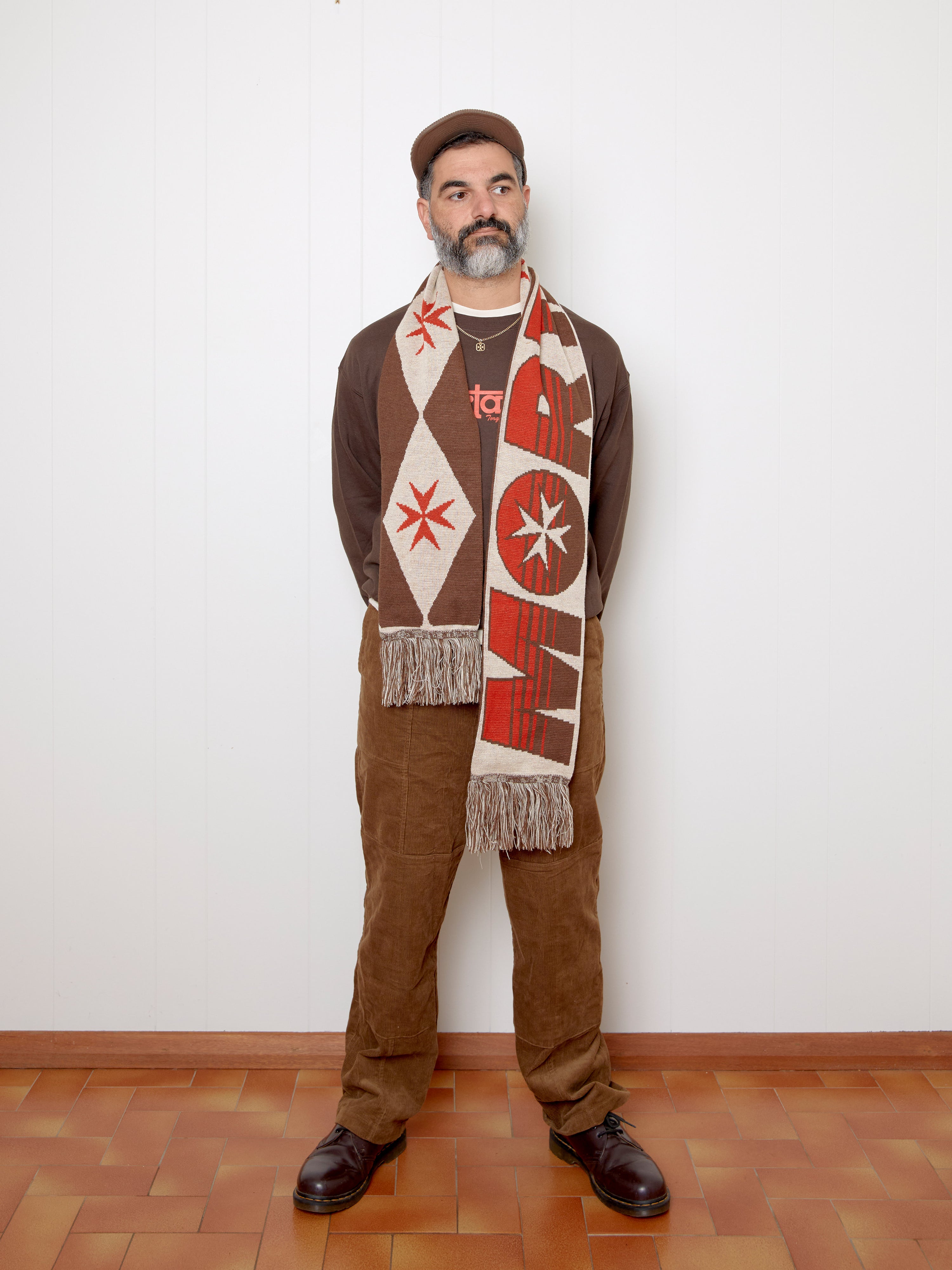 Mortadeli Red Scarf